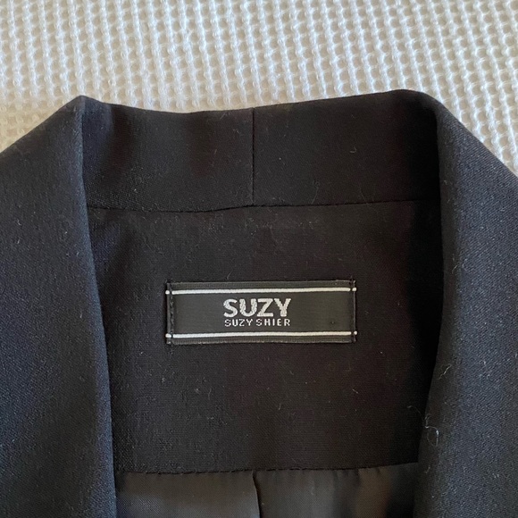 Tuxedo Cropped Black Dress Jacket. Size S - Picture 5 of 8